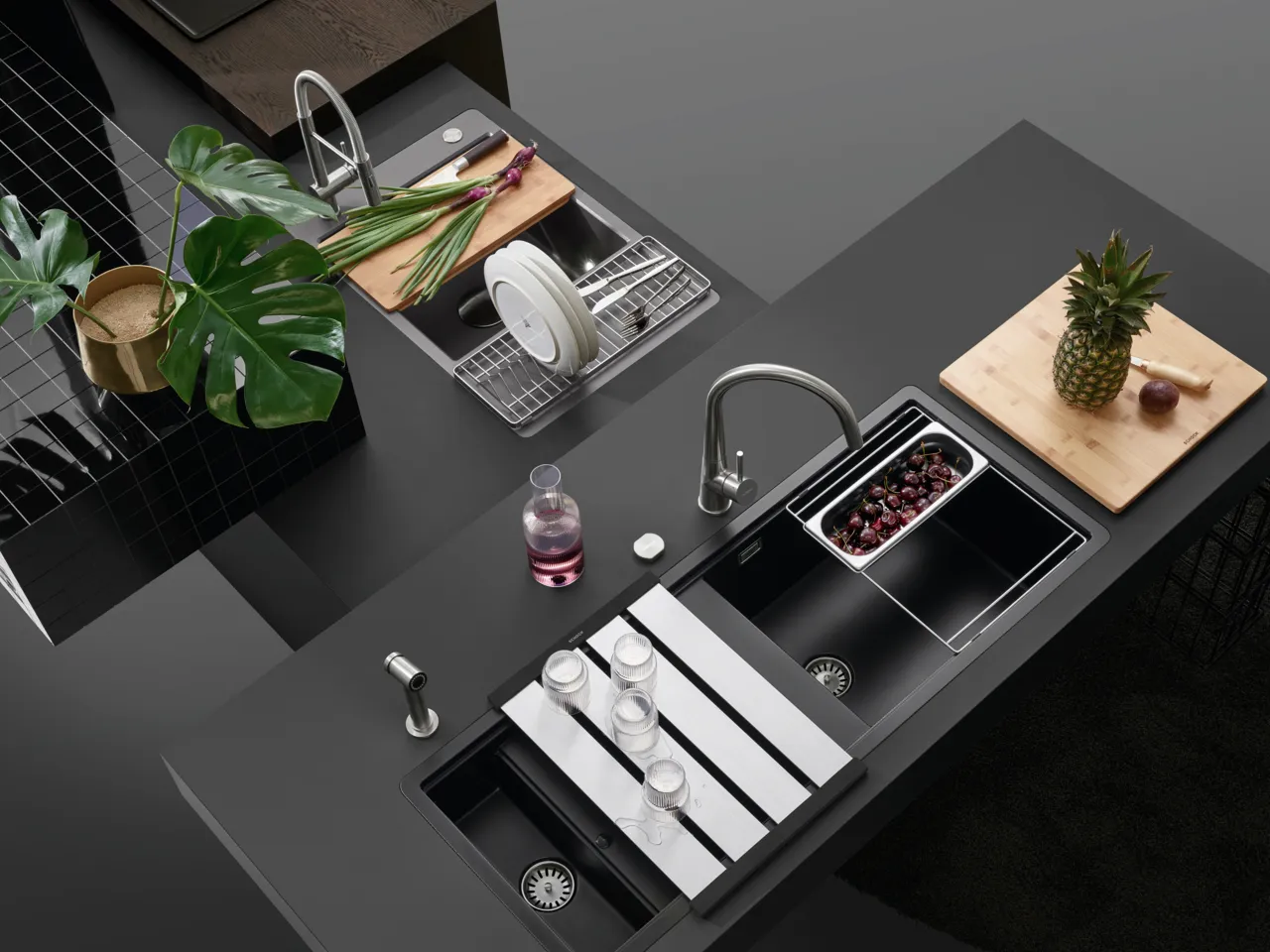 Obrázok Drez PREPSTATION D-150 DUSK Spodné uloženie