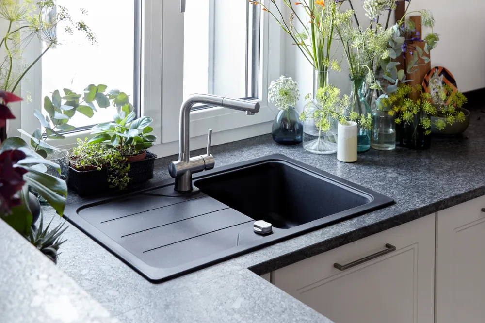 Obrázok Drez FORMHAUS D-100S ASPHALT Horné uloženie