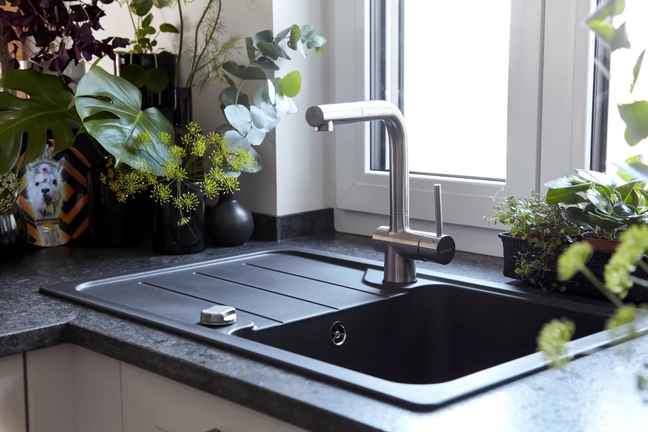 Obrázok Drez FORMHAUS D-100S ONYX Horné uloženie