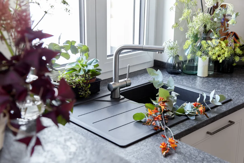 Obrázok Drez FORMHAUS D-100S ASPHALT Spodné uloženie