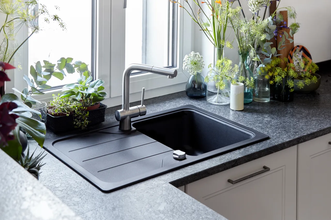 Obrázok Drez FORMHAUS D-100S ONYX Spodné uloženie