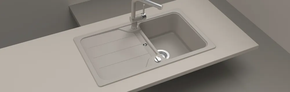 Obrázok Drez FORMHAUS D-100 CROMA Spodné uloženie