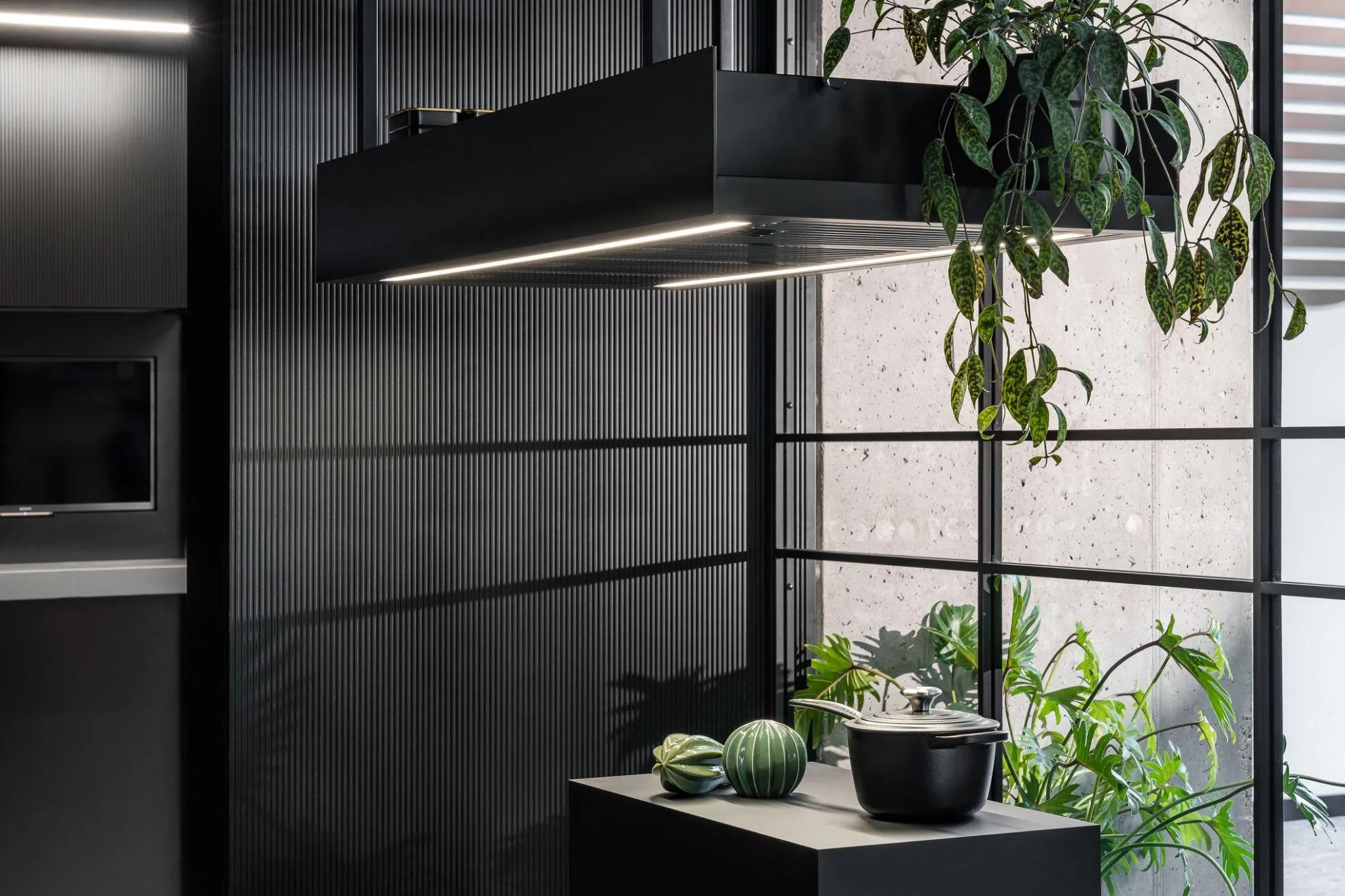 Obrázok Odsávač ostrovčekový MINIMAL 1.90 Black CDW901C