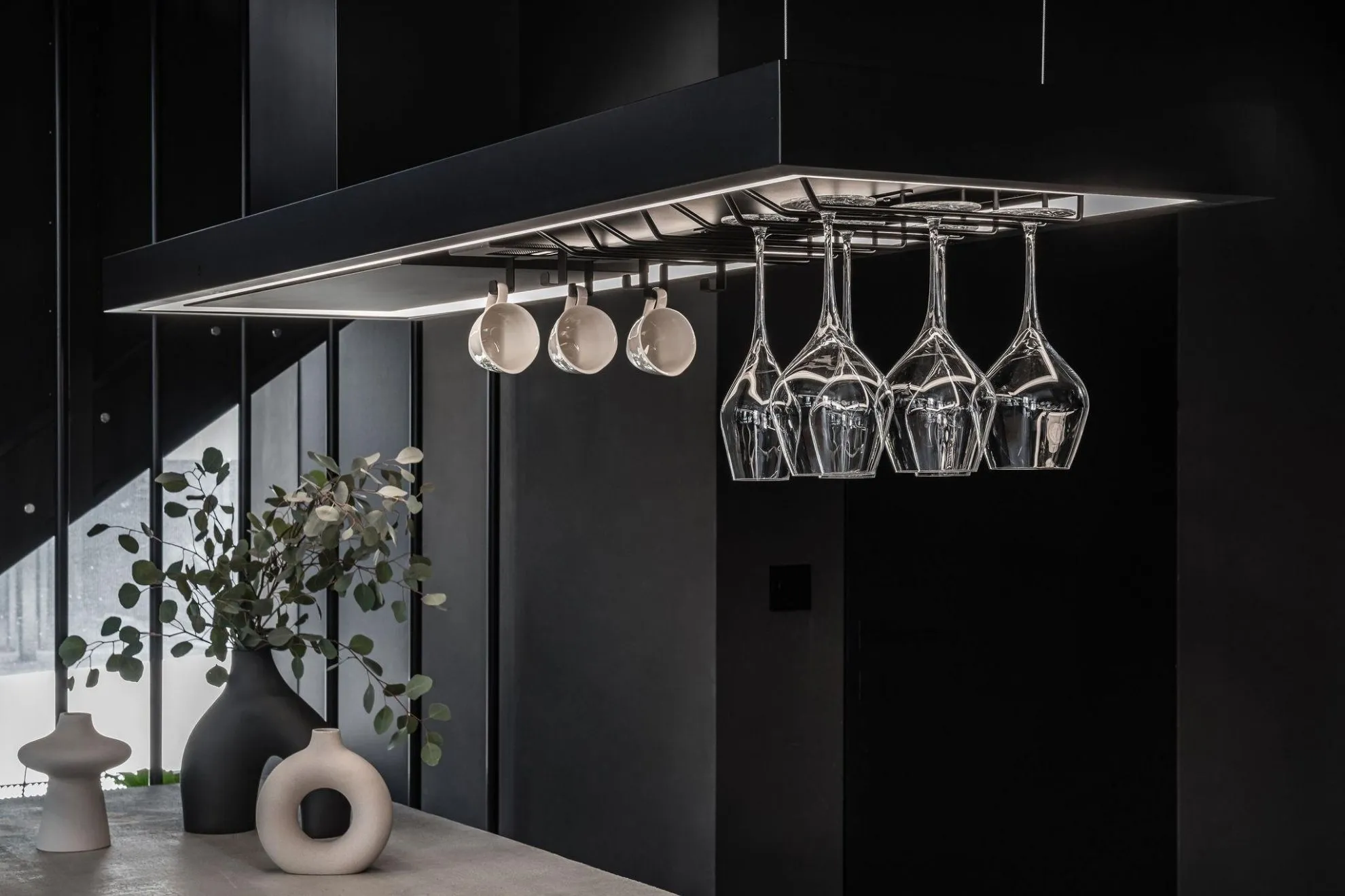 Obrázok Odsávač ostrovčekový MINIMAL 2.120 Black CDW1202C+U