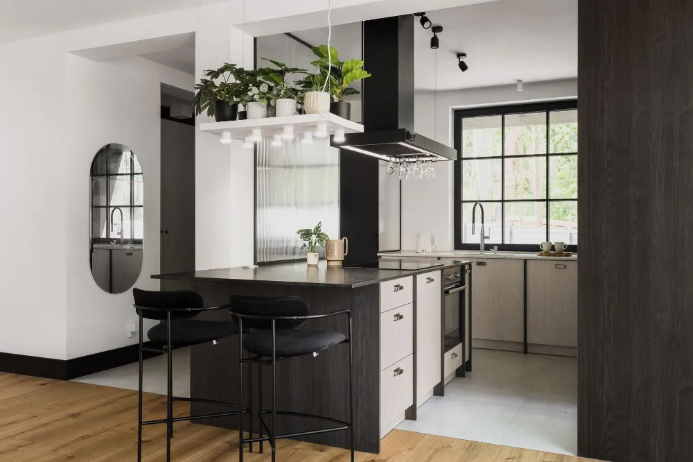 Obrázok Odsávač ostrovčekový MINIMAL 2.120 Black CDW1202C+U