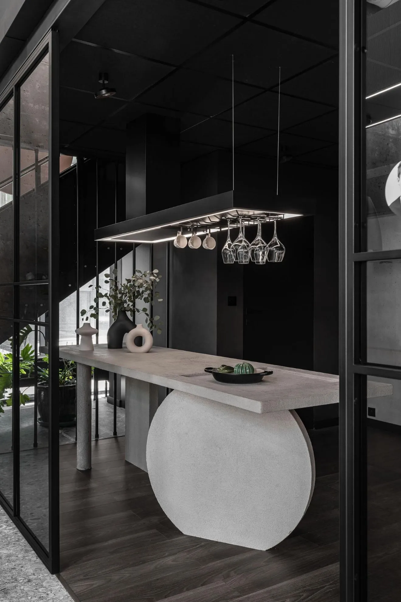 Obrázok Odsávač ostrovčekový MINIMAL 2.120 Black CDW1202C+U