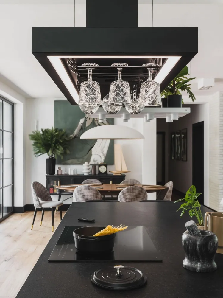 Obrázok Odsávač ostrovčekový MINIMAL 2.120 Black CDW1202C+U