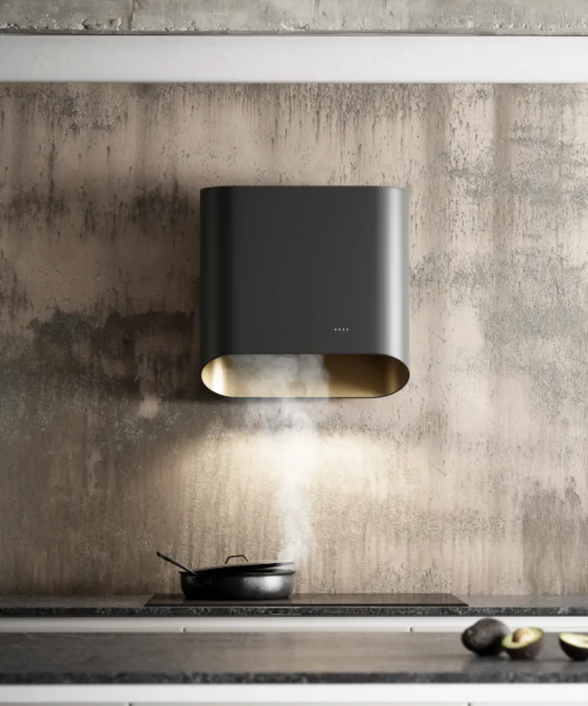 Obrázok ODSAVAČ KOMÍNOVÝ SIMPLE 60 BLACK GOLD CDP6002B/G