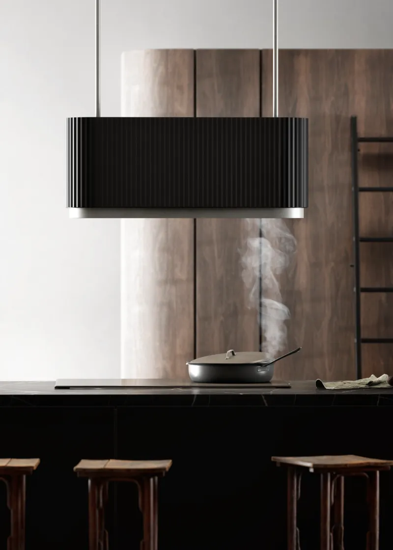 Obrázok Odsávač ostrovčekový MONO W Black CDW9001B