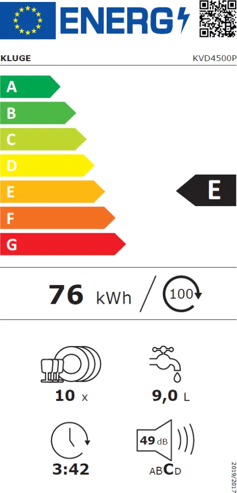 Obrázok UMÝVAČKA VSTAVANÁ KVD4500P