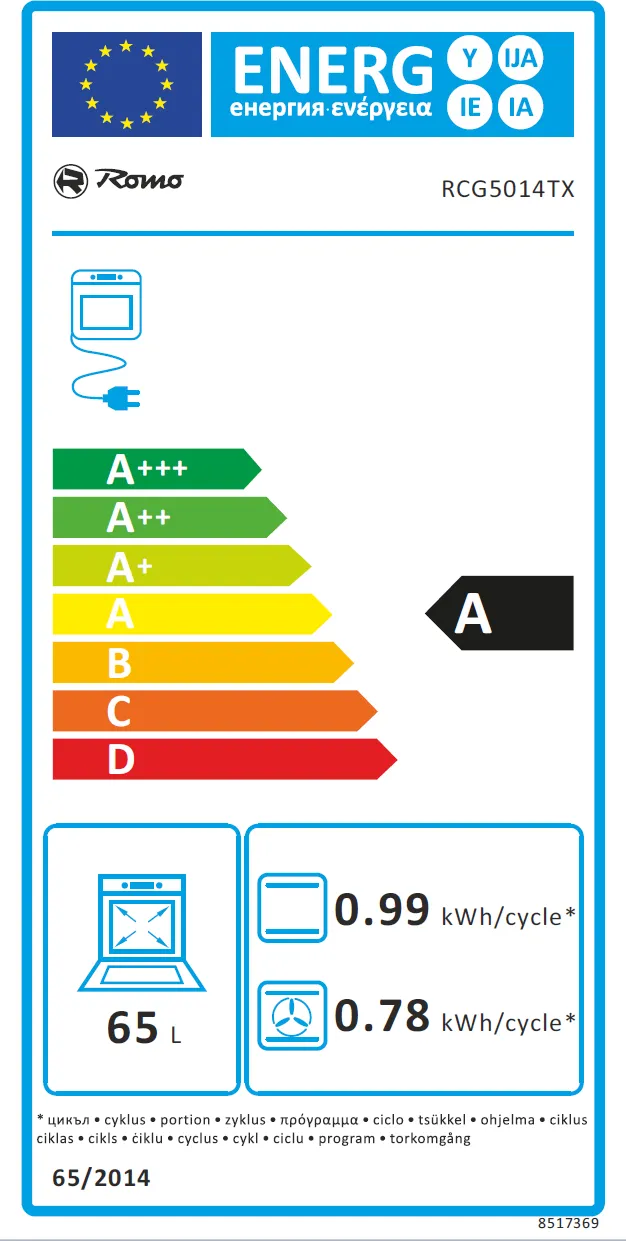 Obrázok Sporák kombinovaný RCG5014TX