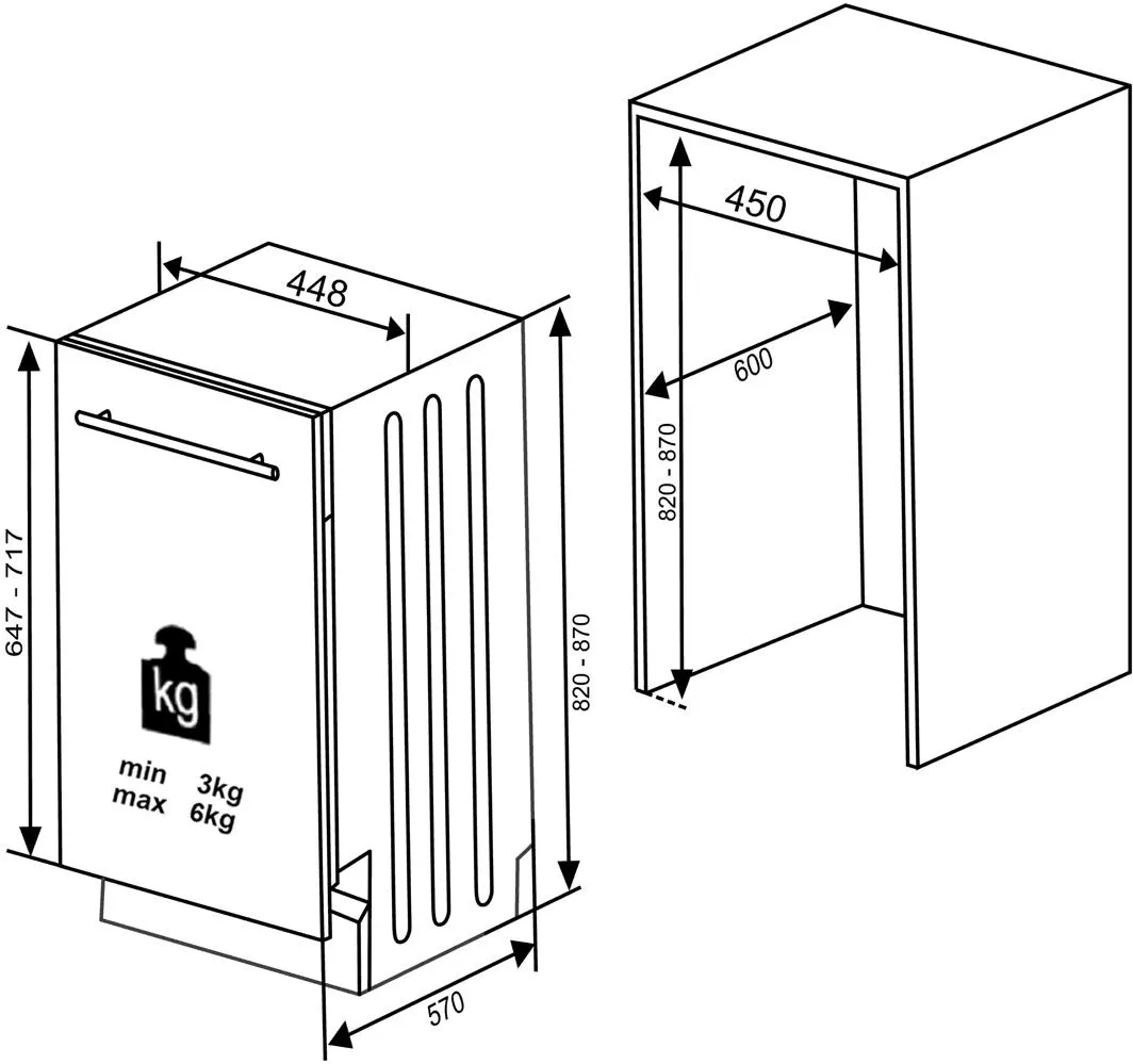 Obrázok UMÝVAČKA VSTAVANÁ KVD4500P