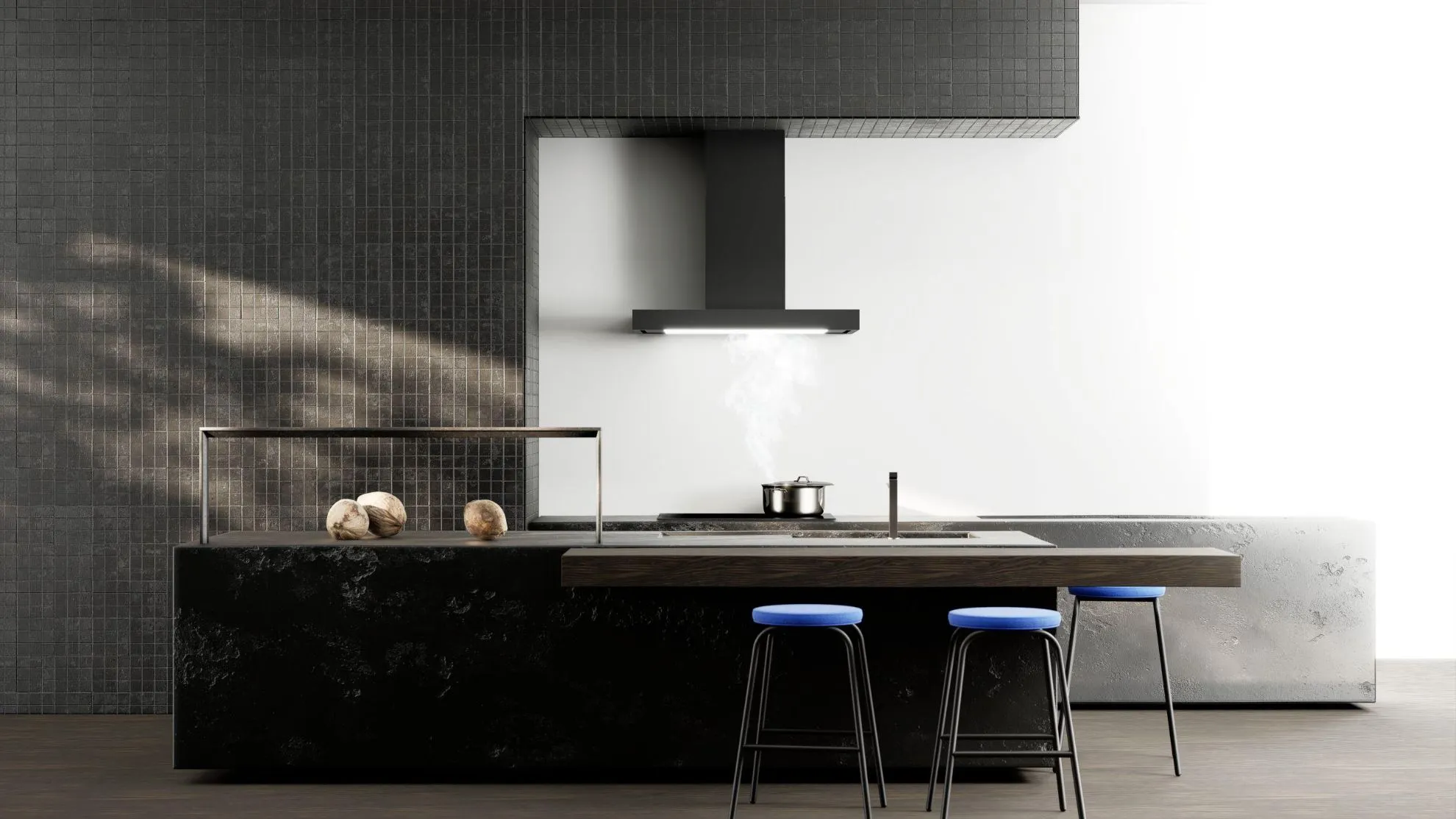 Obrázok Odsávač komínový T-Light Black 60 (CDT6002C)