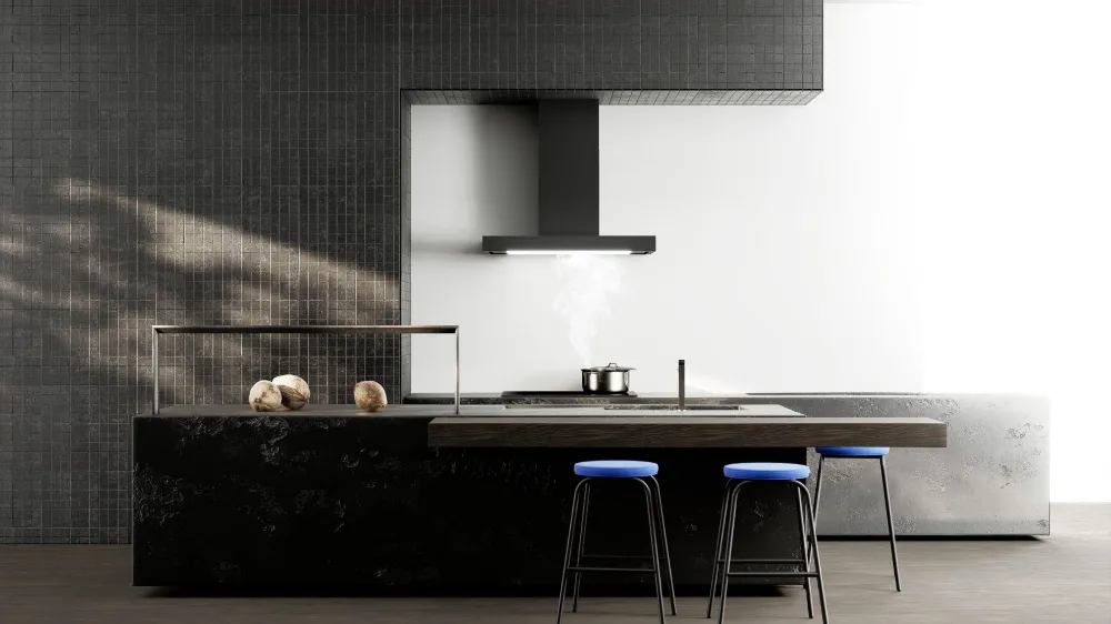 Obrázok Odsávač komínový T-Light Black 60 (CDT6002C)