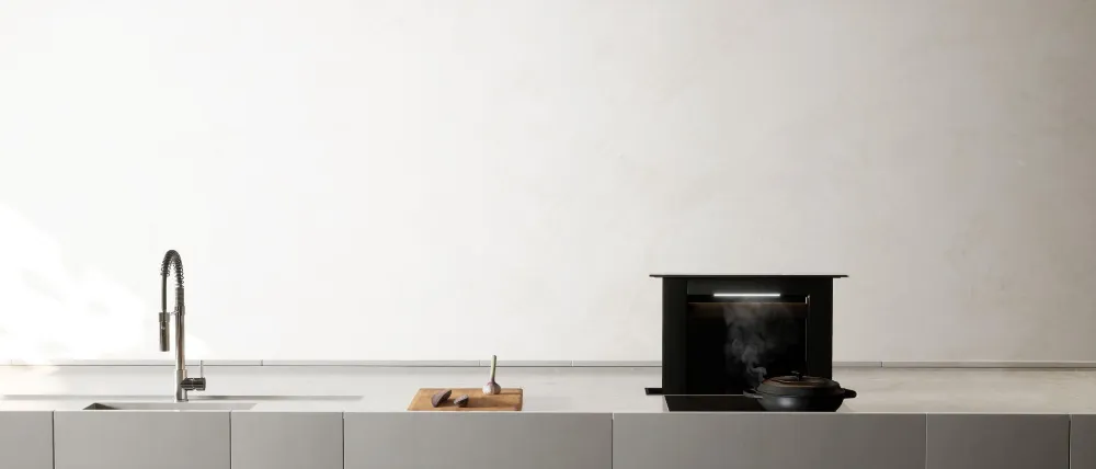 Obrázok Odsávač výsuvný z pracovnej dosky MOONDRAFT 60 Black CDB6001CC