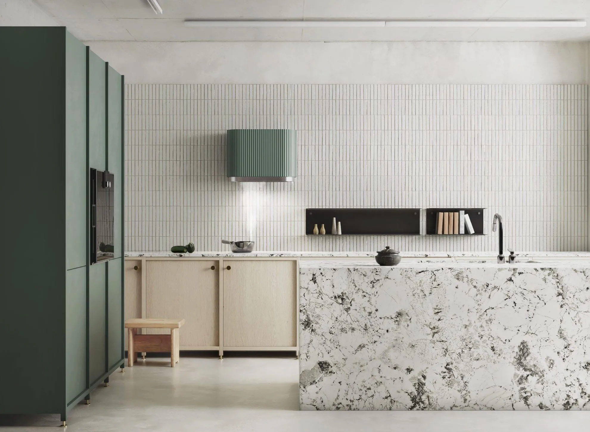 Obrázok Odsávač komínový MONO 60 Green CDP6003GR