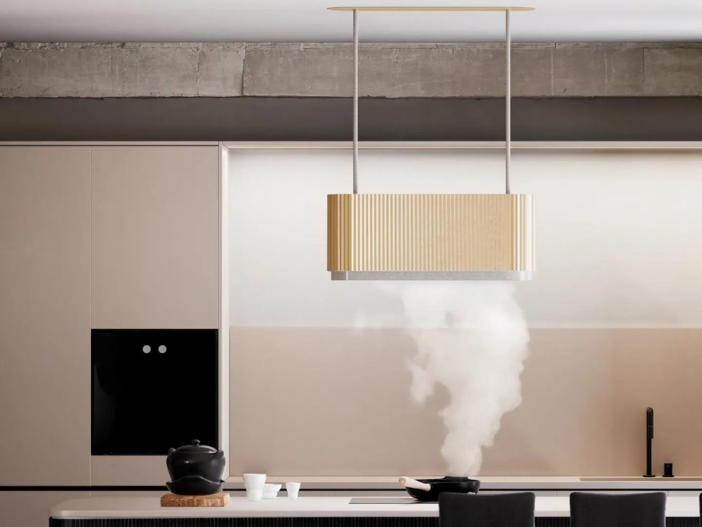 Obrázok Odsávač ostrovčekový MONO W Gold CDW9001G