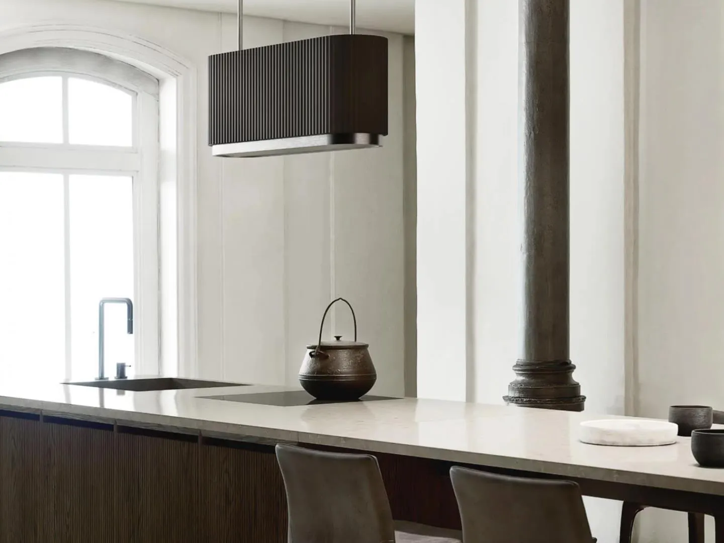 Obrázok Odsávač ostrovčekový MONO W Black CDW9001B