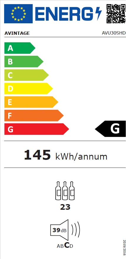 Obrázok Vinotéka AVU30SHD