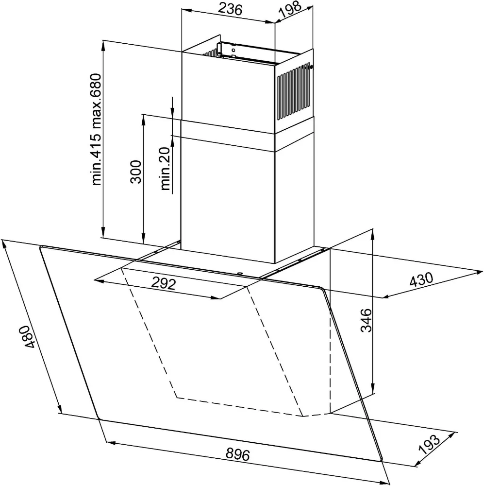 Obrázok ODSÁVAČ KMS9040BLG