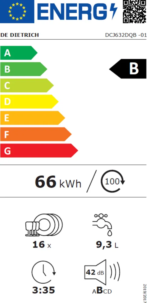 Obrázok UMÝVAČKA VSTAVANÁ DCJ632DQB