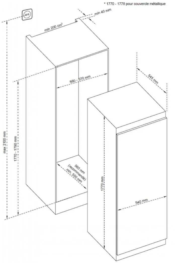 Obrázok CHLADNIČKA BIL1770EB