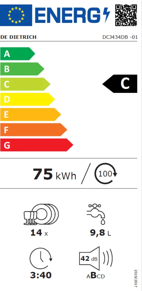 Obrázok UMÝVAČKA VSTAVANÁ DCJ434DB