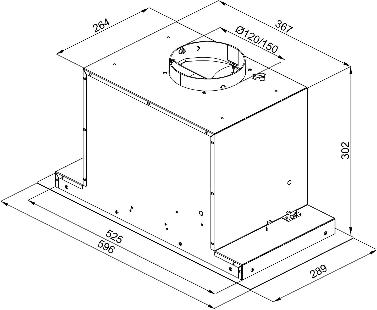 Obrázok ODSAVAČ KMV6040BL-01