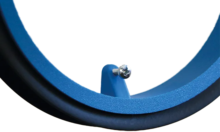 Obrázok Kruhová vodorovná pachutesná klapka s magnetom 150 mm pre odsávače