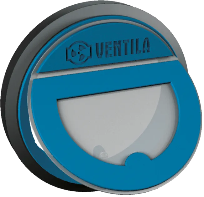 Obrázok Kruhová vodorovná pachutesná klapka s magnetom 150 mm pre odsávače