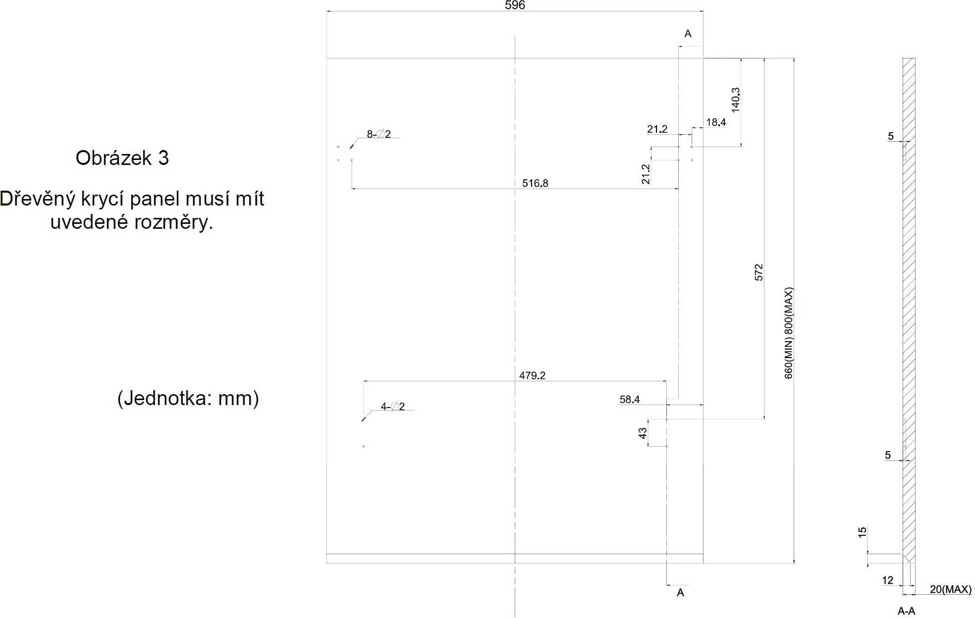 Obrázok UMÝVAČKA VSTAVANÁ DBJ434DQA