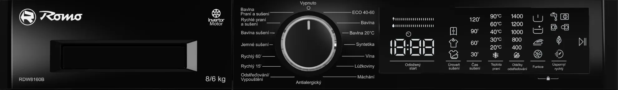 Obrázok PRÁČKA SO SUŠIČKOU RDW8160B