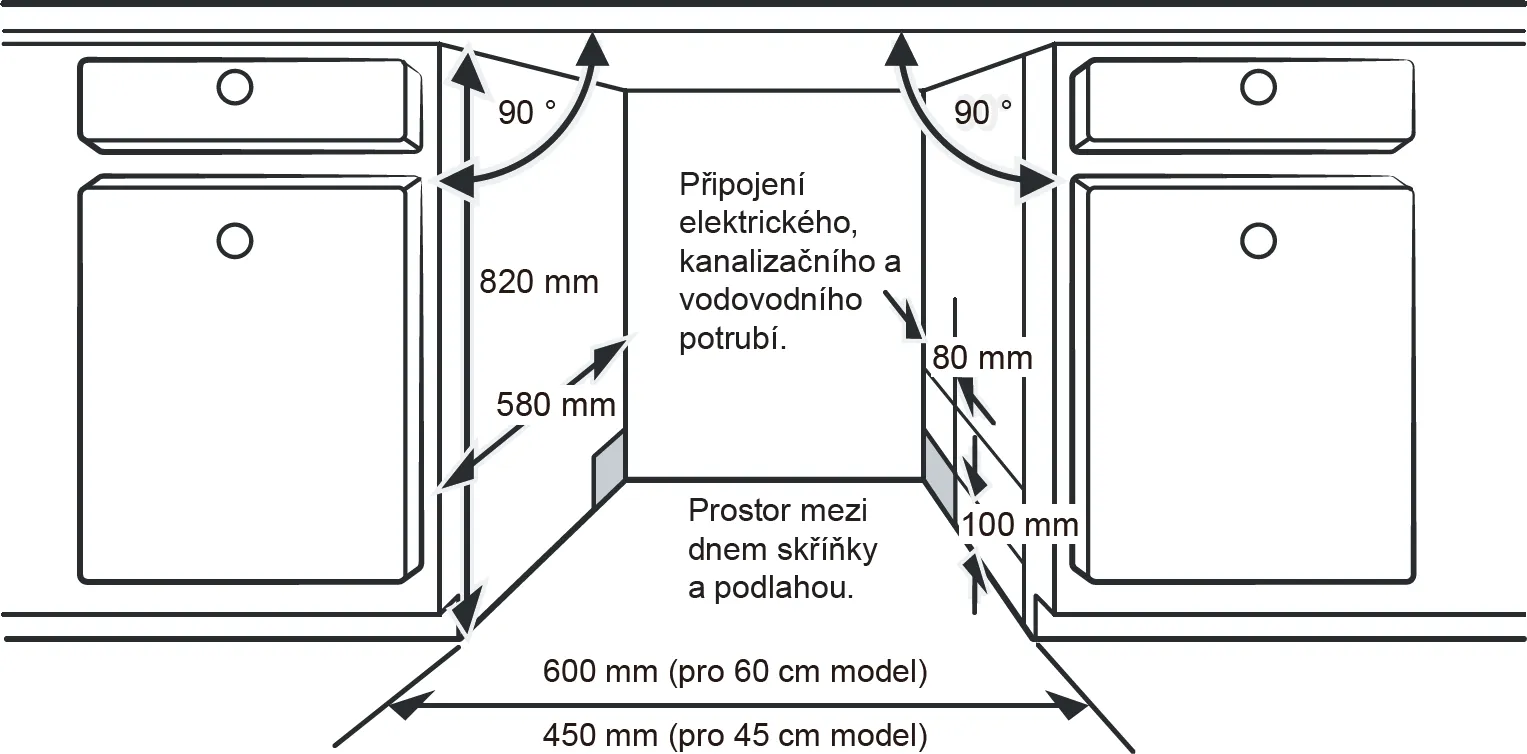 Obrázok UMÝVAČKA VSTAVANÁ DCJ434DB
