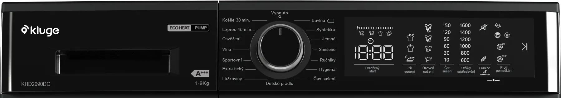 Obrázok SUŠIČKA S TEPELNÝM ČERPADLOM KHD2090DG
