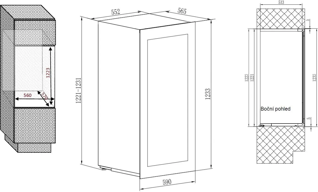 Obrázok VINOTÉKA AVI122PLATINUM