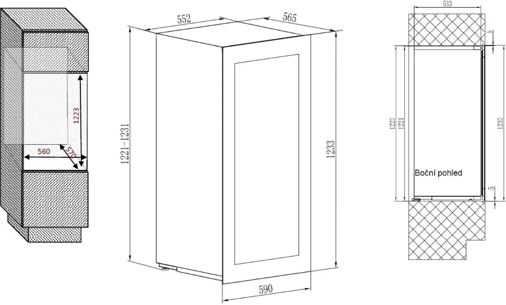 Obrázok VINOTÉKA AVI122PLATINUM