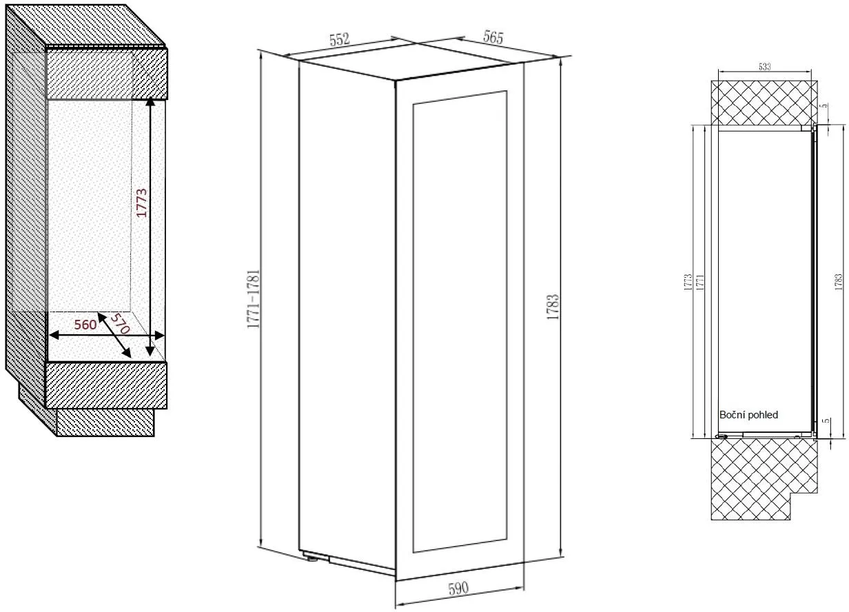 Obrázok VINOTÉKA AVI178PLATINUM