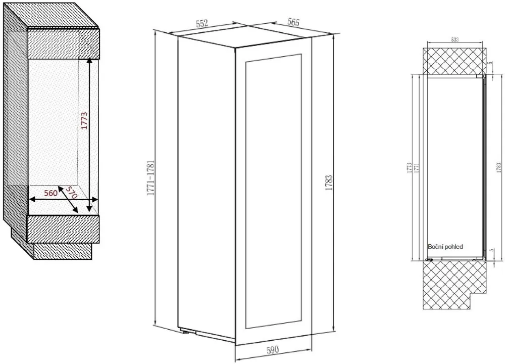 Obrázok VINOTÉKA AVI178PLATINUM