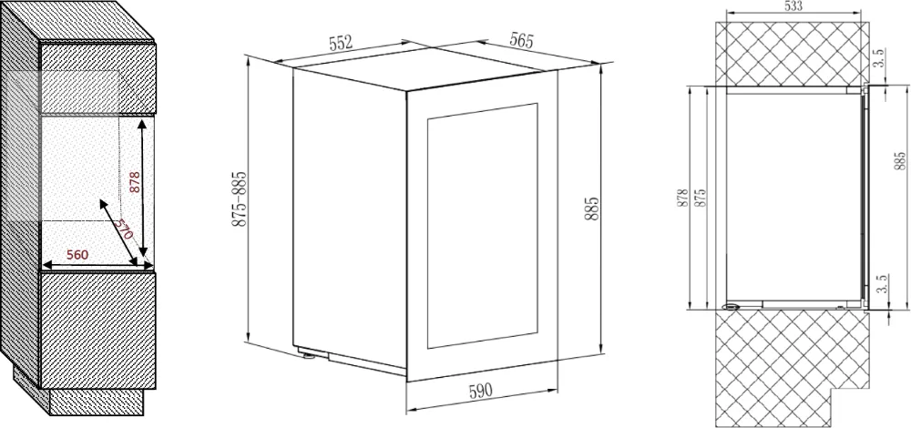 Obrázok VINOTÉKA AVI88PLATINUM