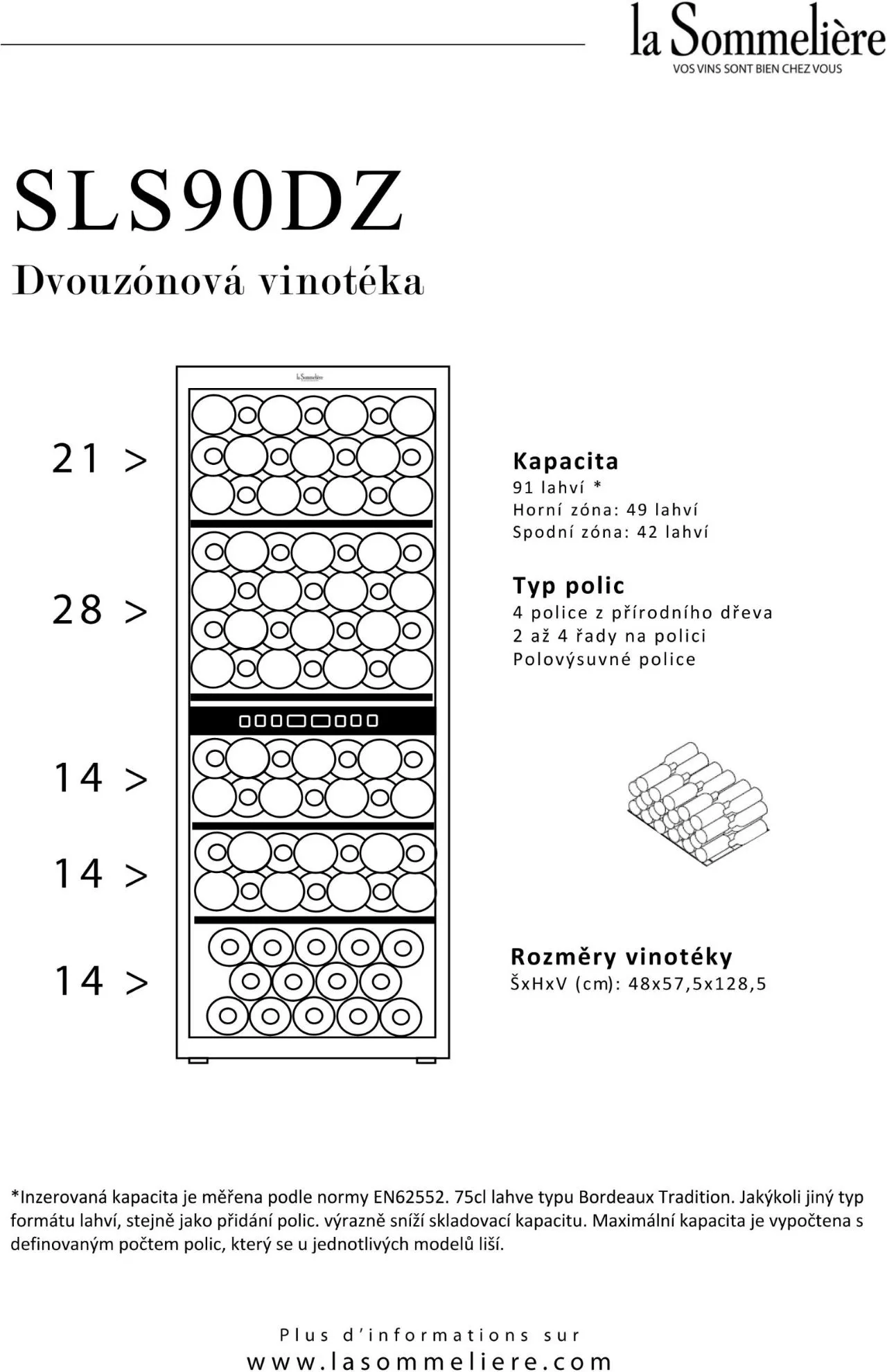Obrázok VINOTÉKA SLS90DZ