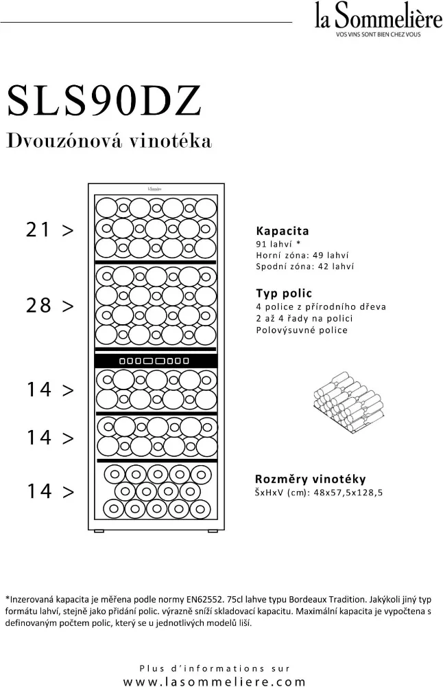 Obrázok VINOTÉKA SLS90DZ