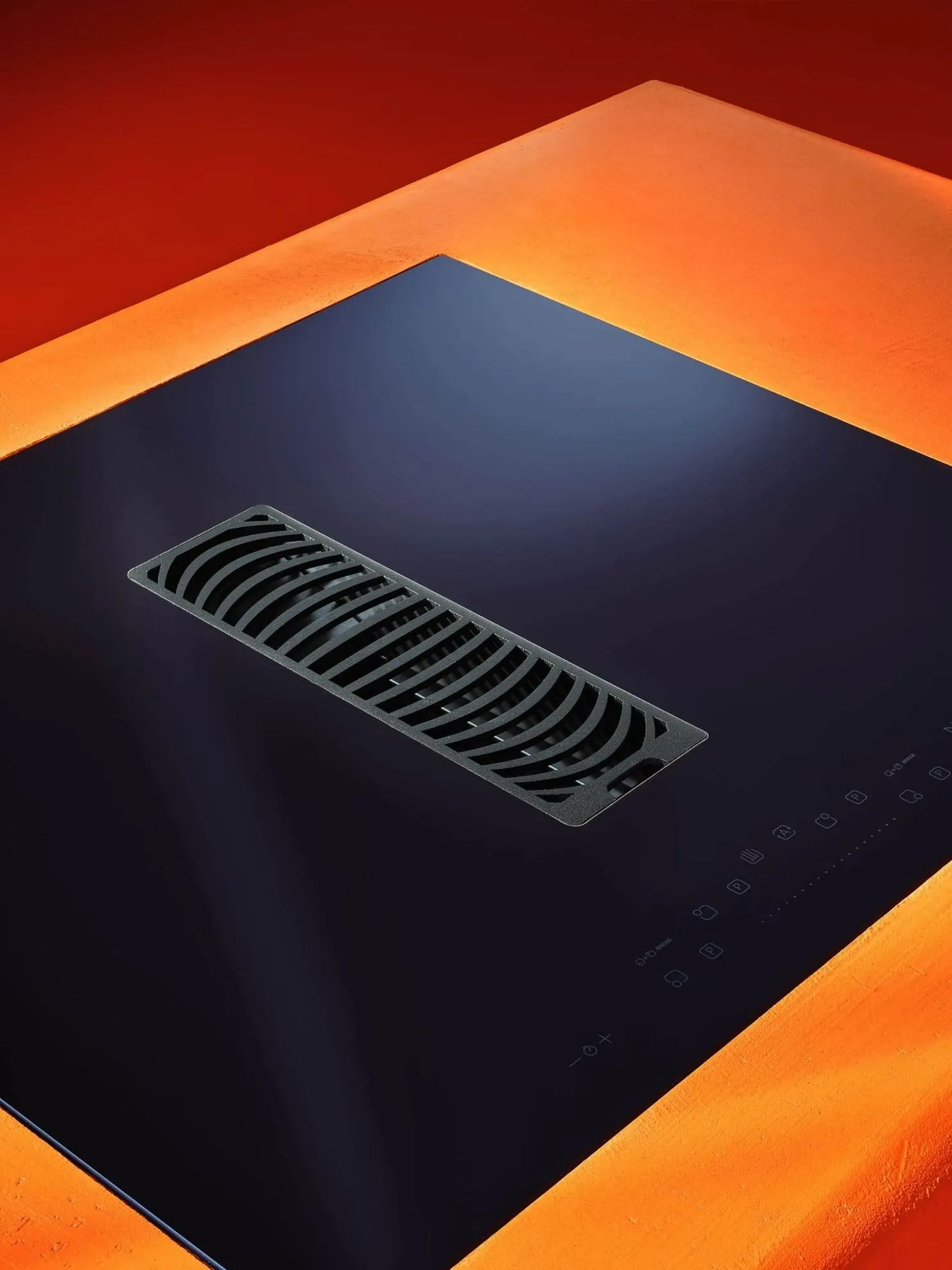 Obrázok INDUKČNÁ DOSKA S INTEGROVANÝM ODSÁVAČOM WIZARD SLIM 72 CDB7201C