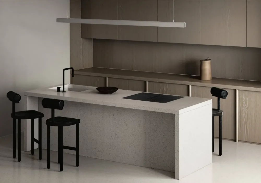 Obrázok INDUKČNÁ DOSKA S INTEGROVANÝM ODSÁVAČOM WIZARD SLIM 72 CDB7201C