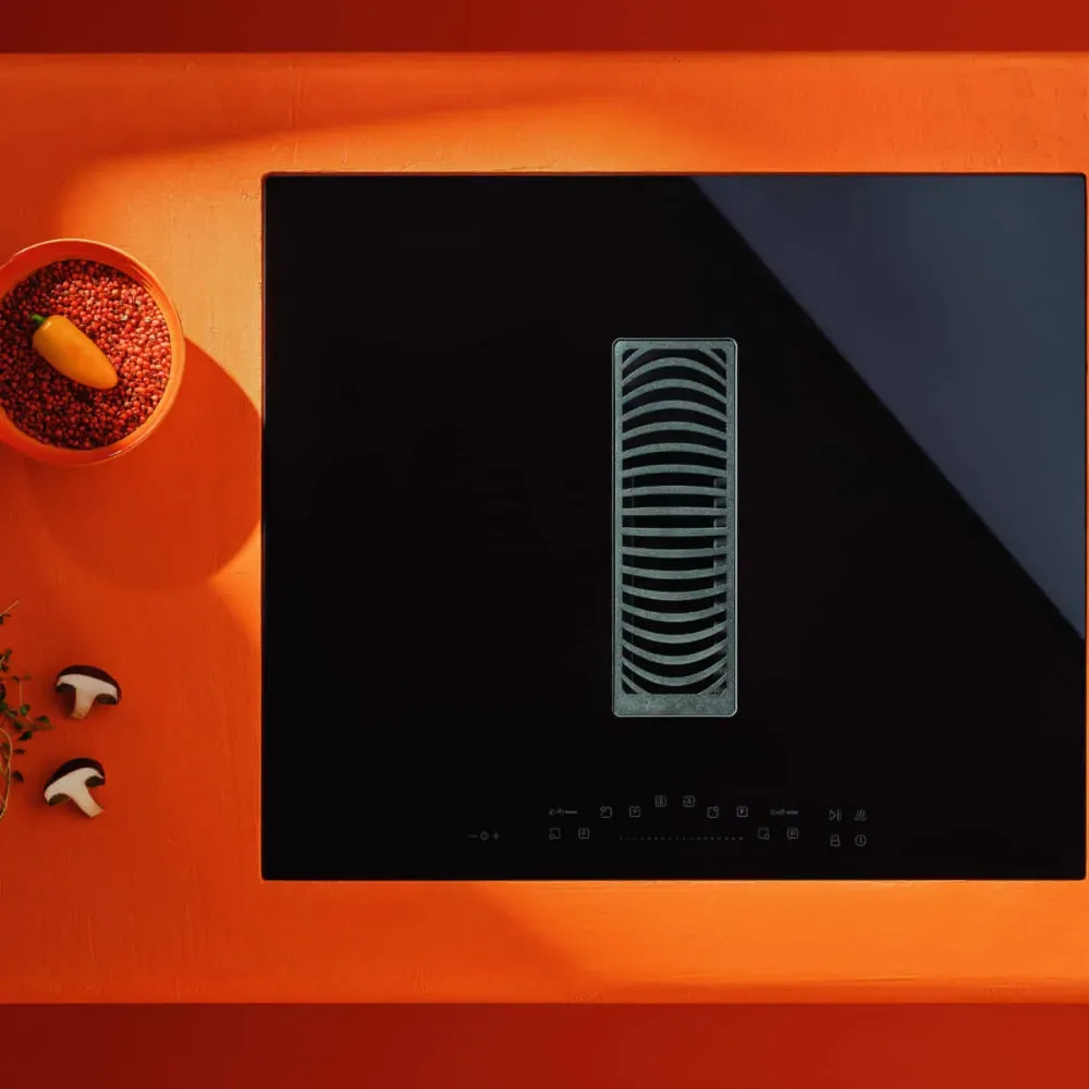 Obrázok INDUKČNÁ DOSKA S INTEGROVANÝM ODSÁVAČOM WIZARD SLIM 72 CDB7201C