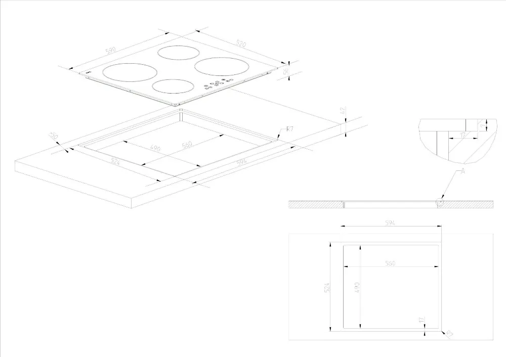 Obrázok DOSKA INDUKČNÁ KPI6011B