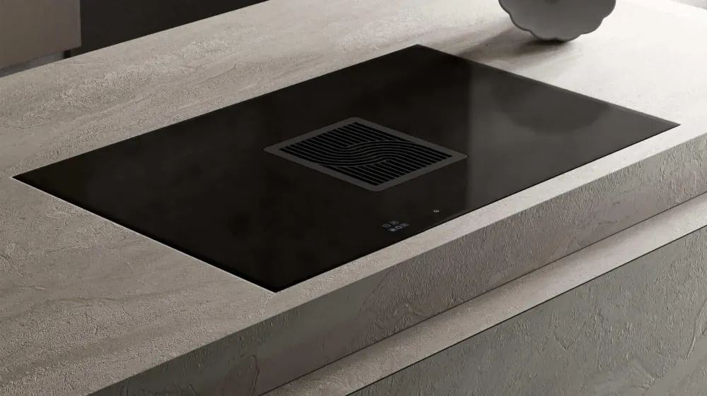 Obrázok INDUKČNÁ DOSKA S INTEGROVANÝM ODSÁVAČOM WIZARD 2.0 CDB8302C