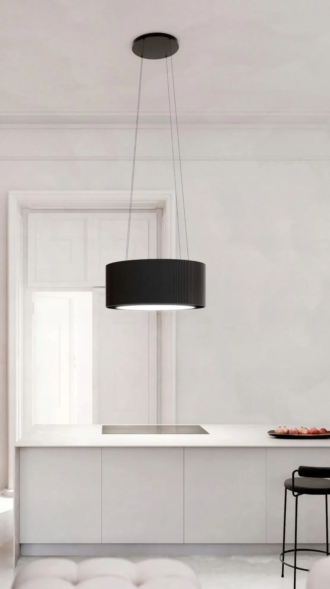 Obrázok OSTROVČEKOVÝ ODSÁVAČ MONO LIGHT 80 BLACK CDW8001C