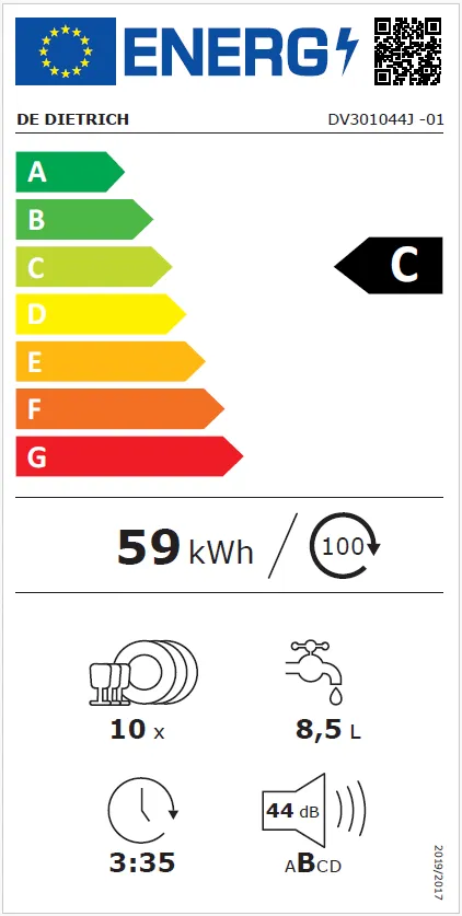 Obrázok UMÝVAČKA VSTAVANÁ DV301044J