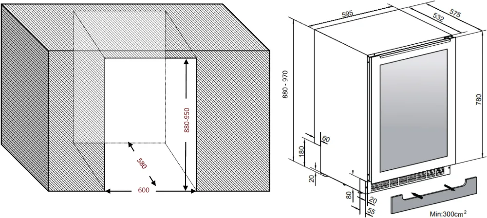 Obrázok VINOTÉKA AVU61D88