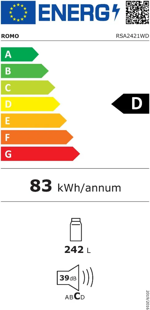 Obrázok CHLADNIČKA RSA2421WD